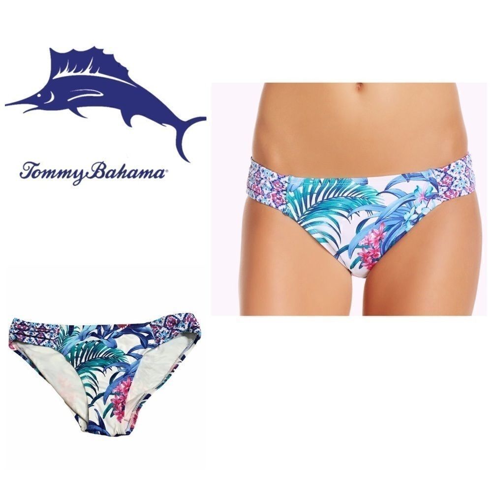 Tommy Bahama floral bikini bottoms.